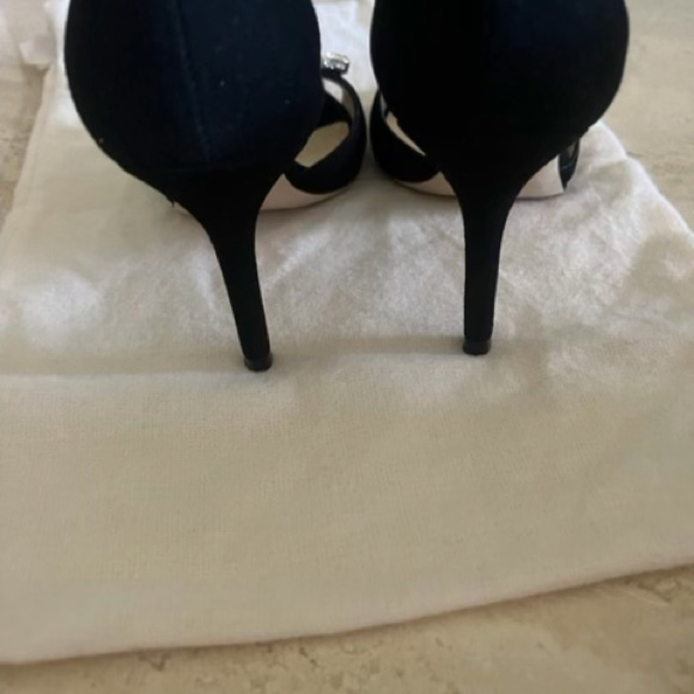PRICE DROP!! 
Jimmy Choo Black Heels with Crystal Embellishments - Picture 3 of 8